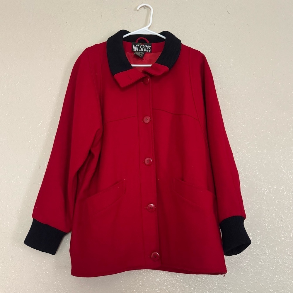 Vintage Red Chore Barn Coat
